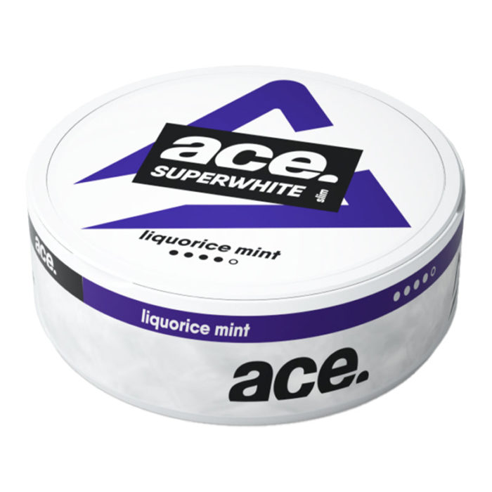 Liquorice Mint Nicotine Pouches by Ace